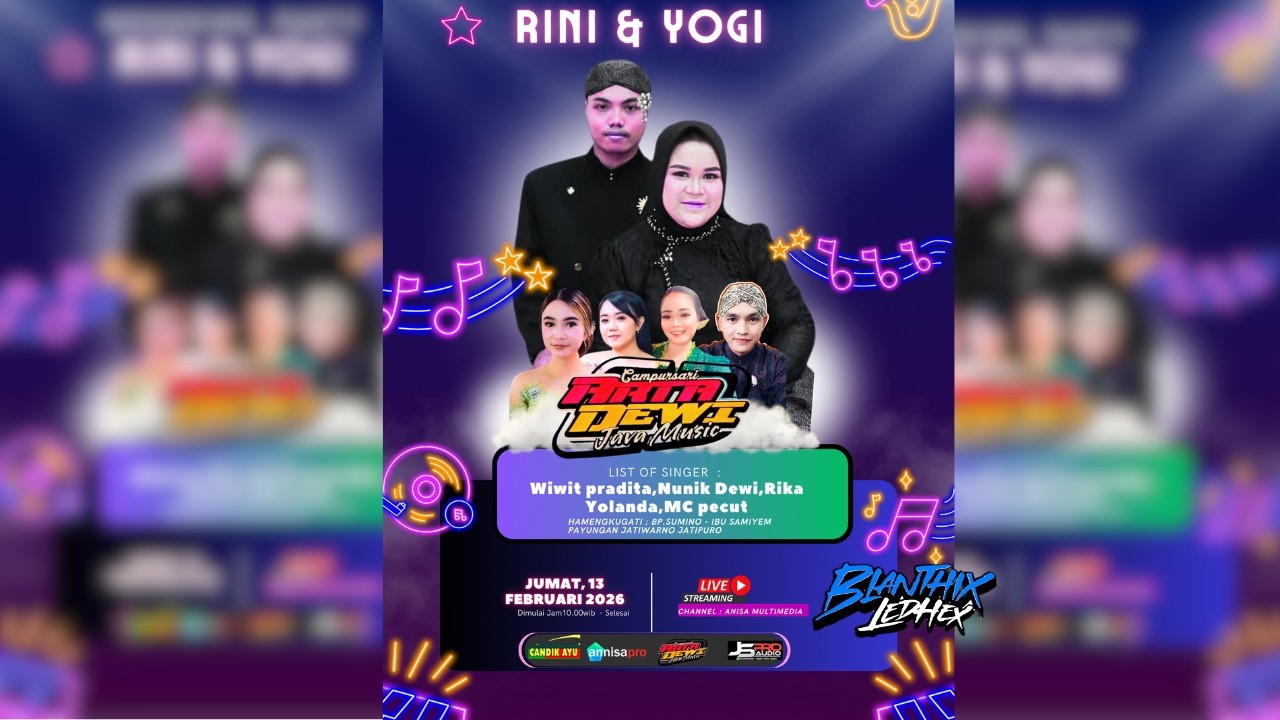 🔴LIVE (PART2) PERNIKAHAN RINI & YOGI  * ARTHA DEWI MUSIK *JS-PRO AUDIO * ANS PROHD,  12 FEB 26