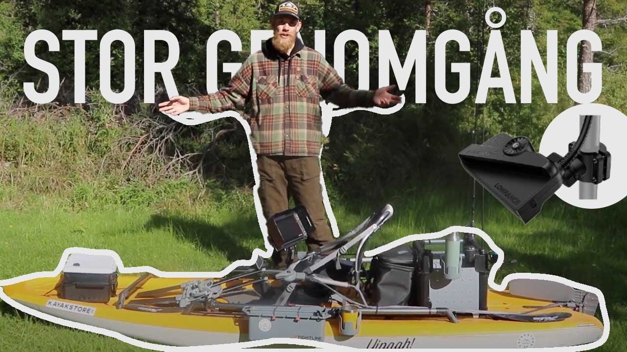GENOMGÅNG PÅ MIN FISKEKAJAK TILL KAJAKFISKE -  HOBIE LYNX MED ACTIVE TARGET
