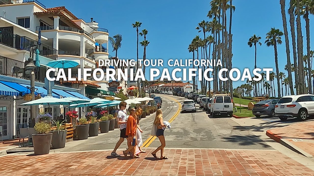 [Full Version] Driving California Pacific Coast - Long Beach, Huntington, Laguna Beach, San Clemente