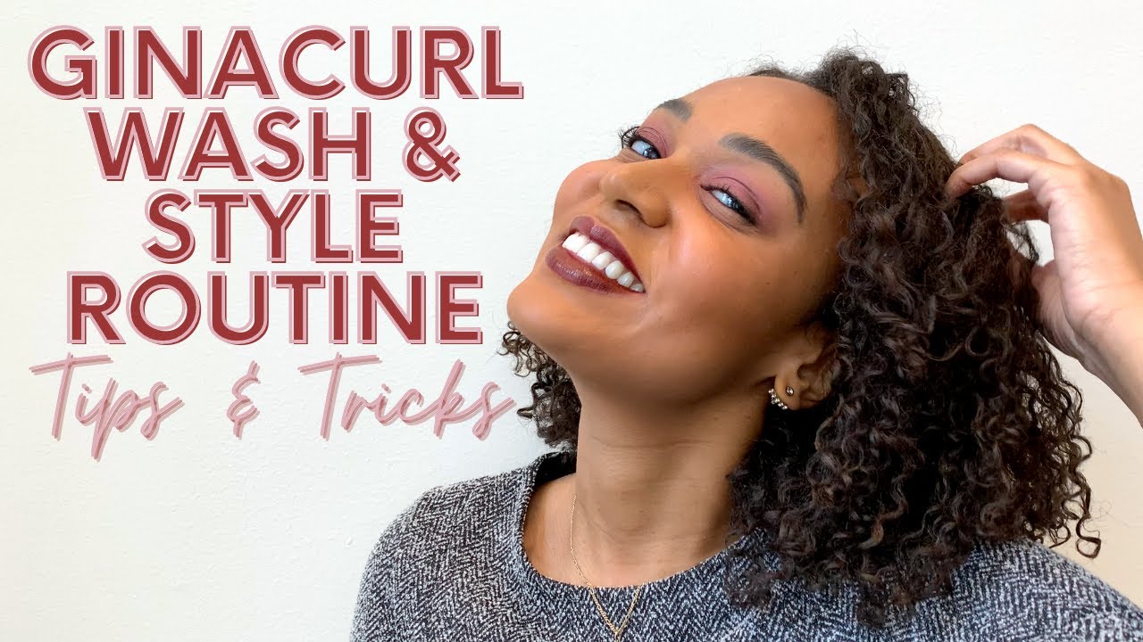 GinaCurl Curly Perm Wash & Style Routine 2020 | How I Define My Curls