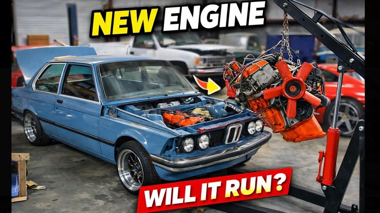 Bringing This Classic BMW Back to Life! (Engine Install)