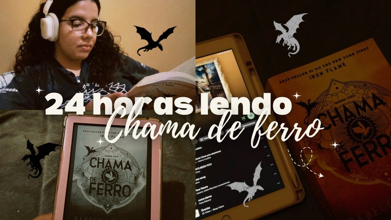 24 horas (ou mais) lendo Chama de Ferro ⋆.𐙚 ̊