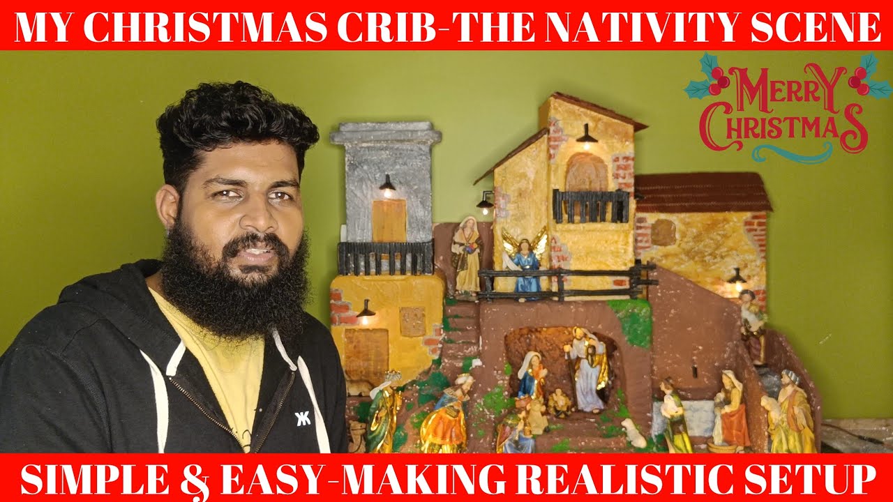 CHRISTMAS CRIB 2025 | BETHLEHEM NATIVITY SCENE || STEP BY STEP MAKING VIDEO || TUTORIAL || TIMELAPSE