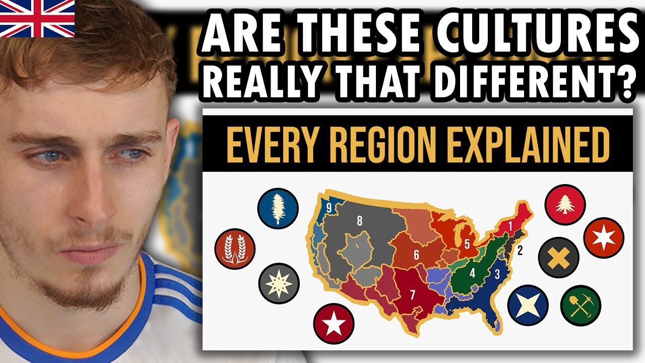 Brit Reacting to Every Cultural Region Of The United States Explained