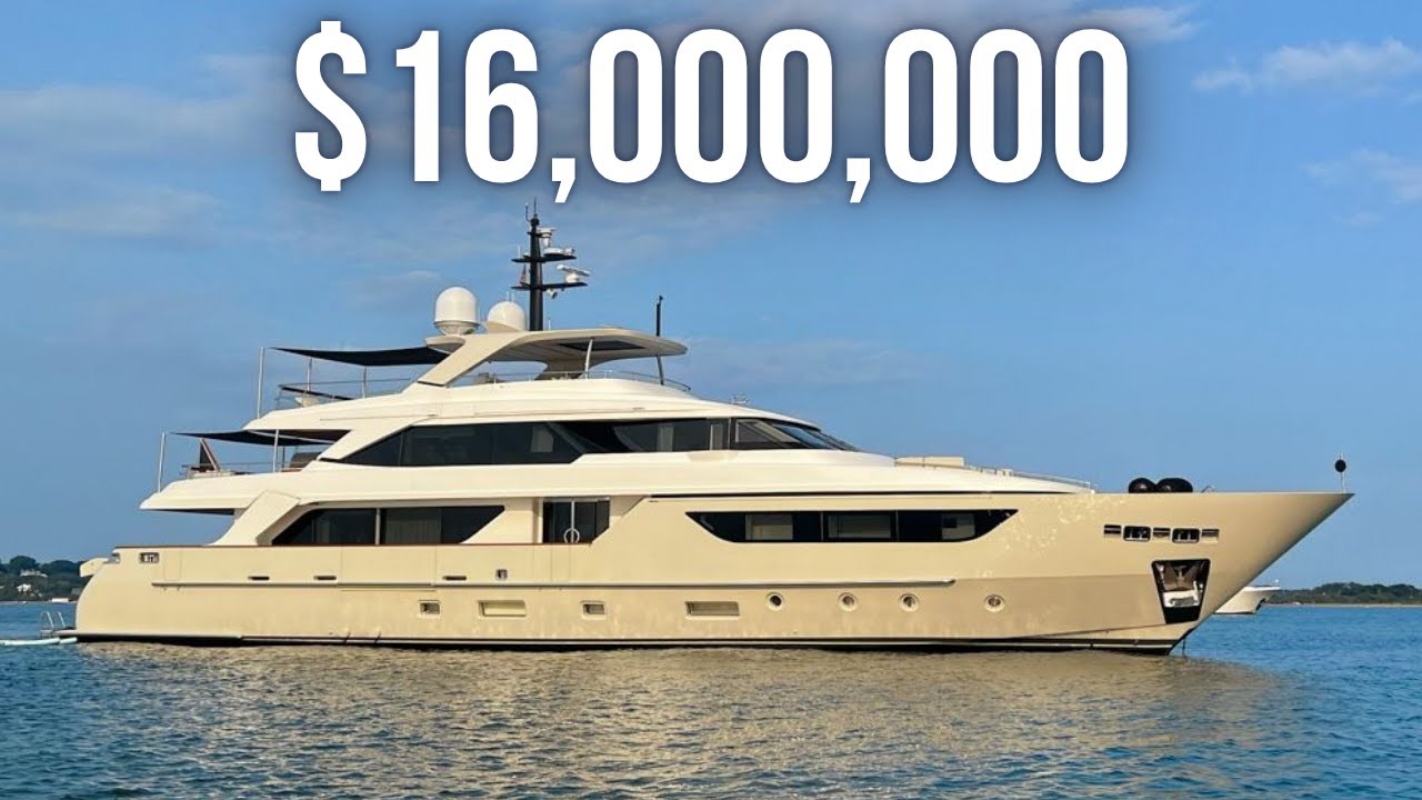 $16,000,000 126' Sanlorenzo SuperYacht Tour