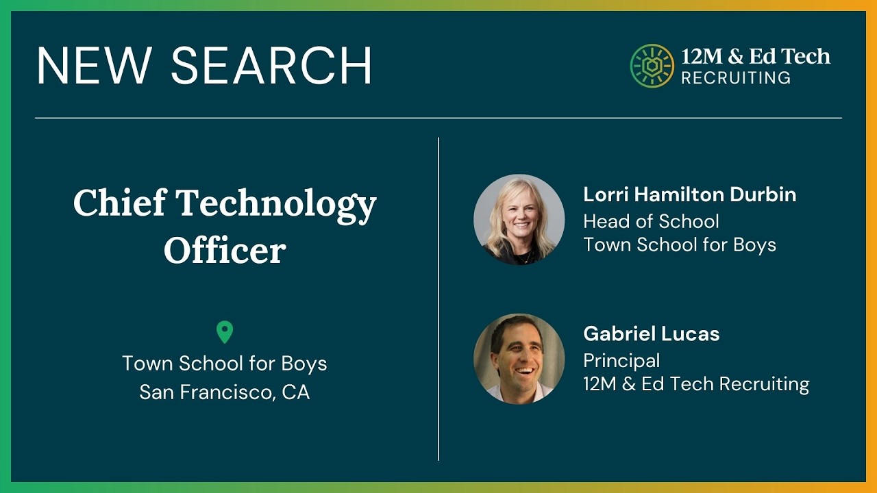 New Search - Interview with the Head of School at Town School for Boys