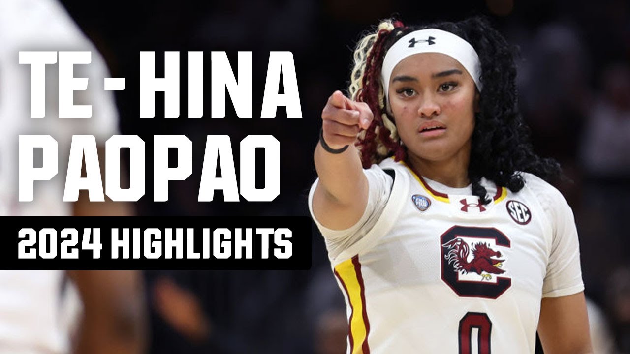 Te-Hina Paopao 2024 NCAA tournament highlights