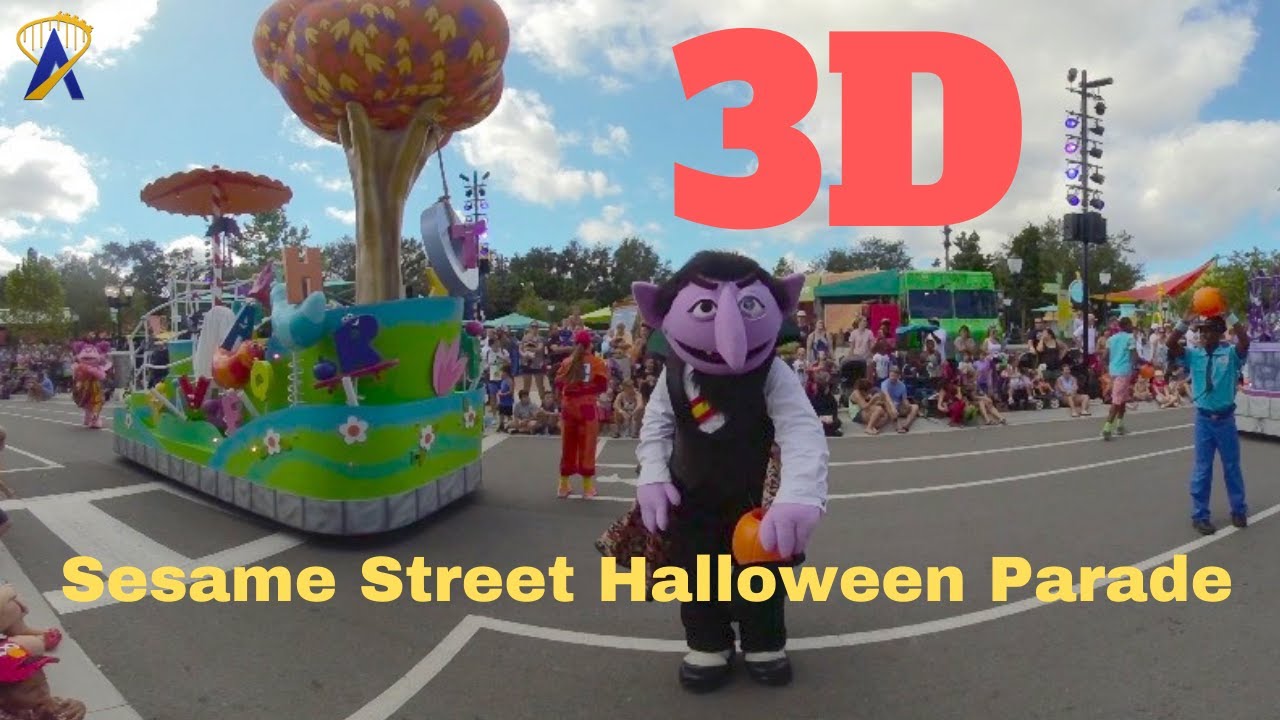 VR180 3D Sesame Street Halloween Parade at SeaWorld Orlando