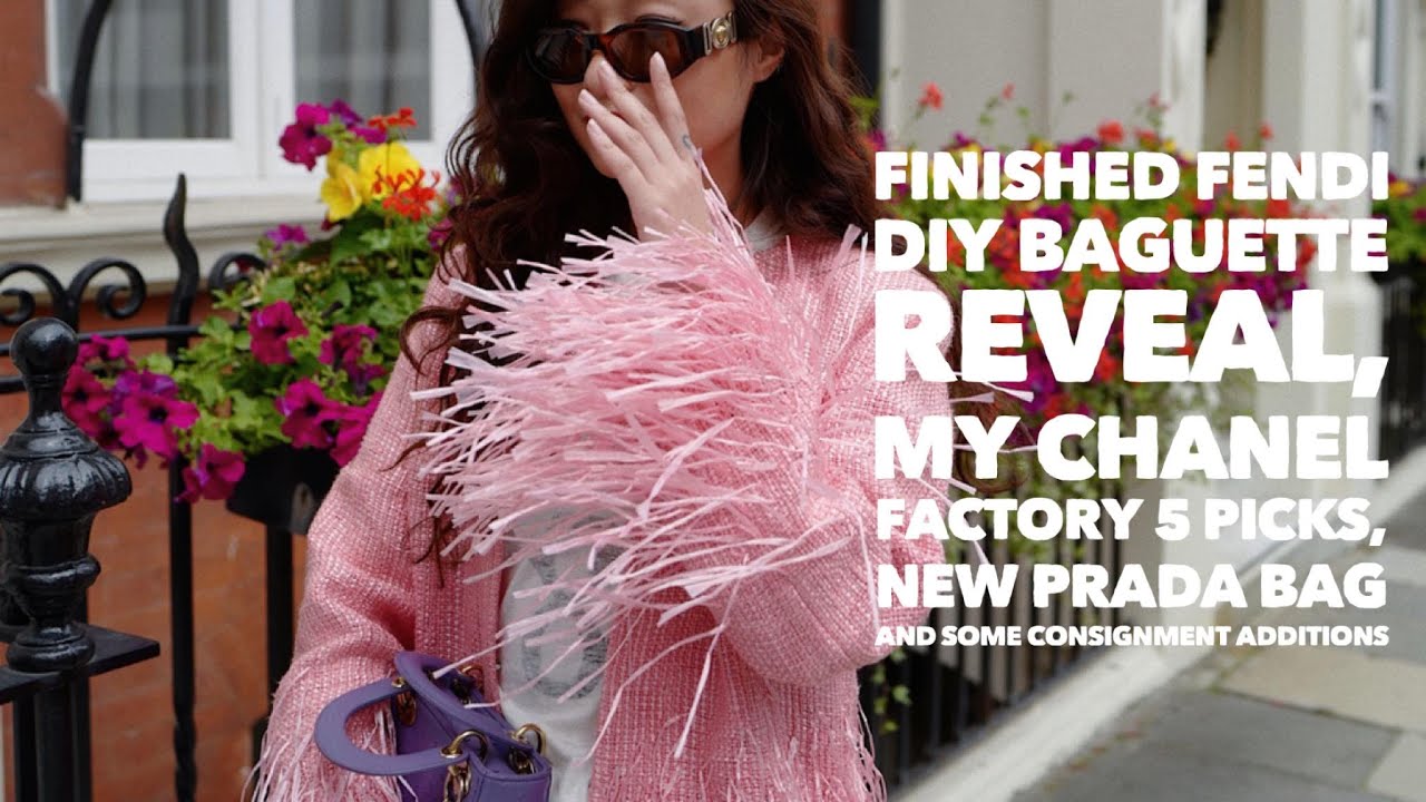 Fendi DIY Baguette Reveal, Chanel Factory 5, New Prada Bag, and Consignment Additions| Wenwen Stokes