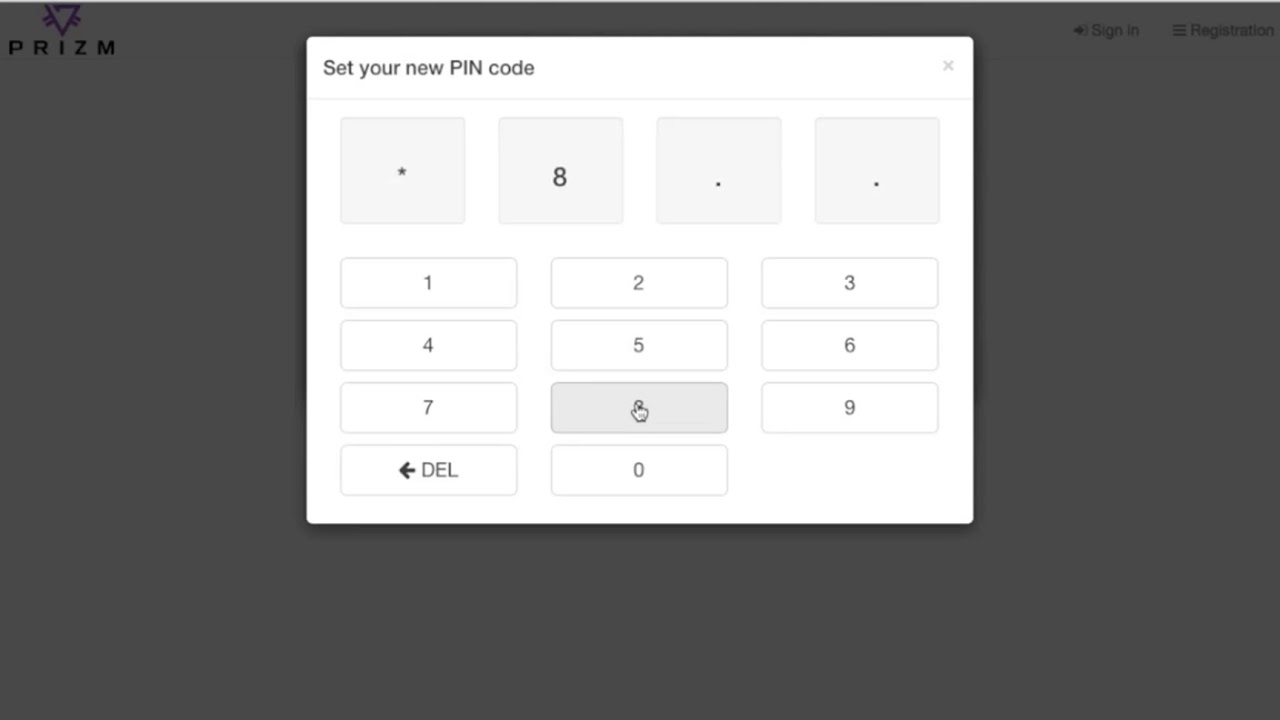 Как зарегистрироваться в кошелёк PRIZM Wallet