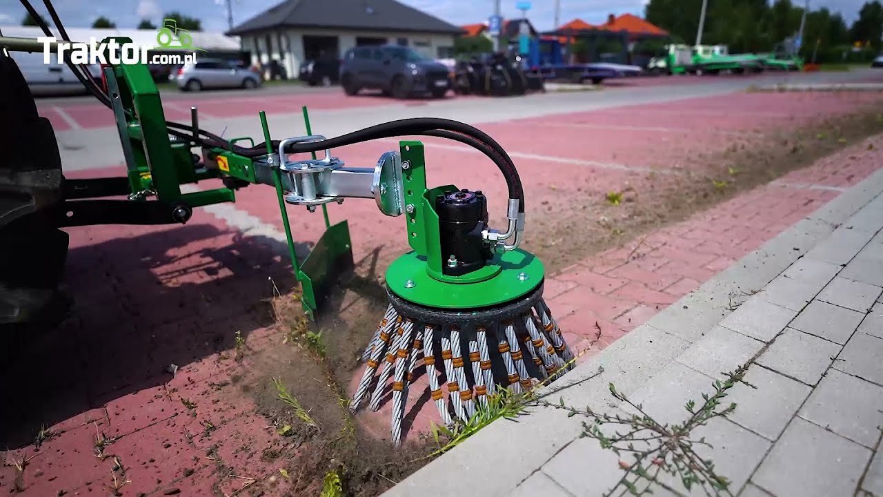 Odchwaszczarka rotacyjna, szczotka do chwastów OR500 I Traktor.com.pl