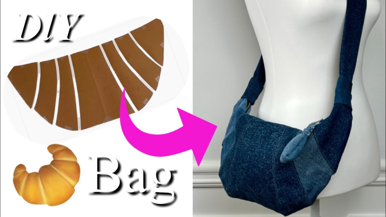 DIY Denim Croissant Bag 크루아상 백 만들기