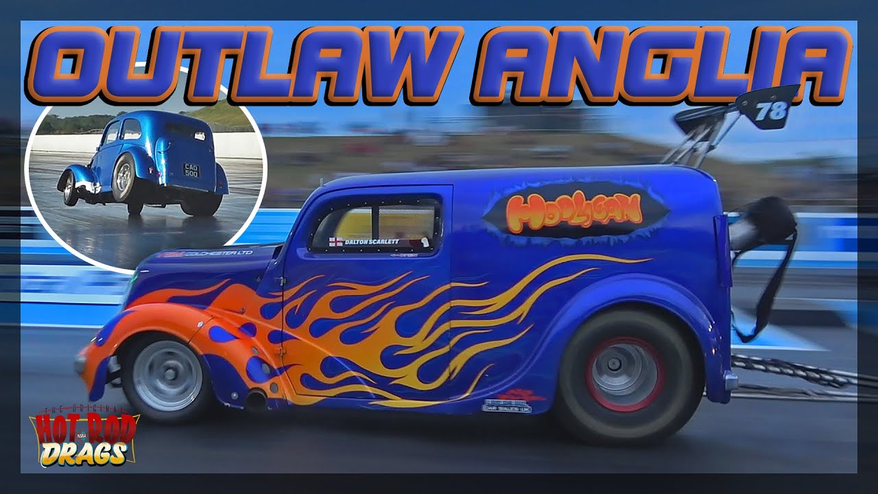 OUTLAW ANGLIA AT HOT ROD DRAGS 2023 - SANTA POD RACEWAY