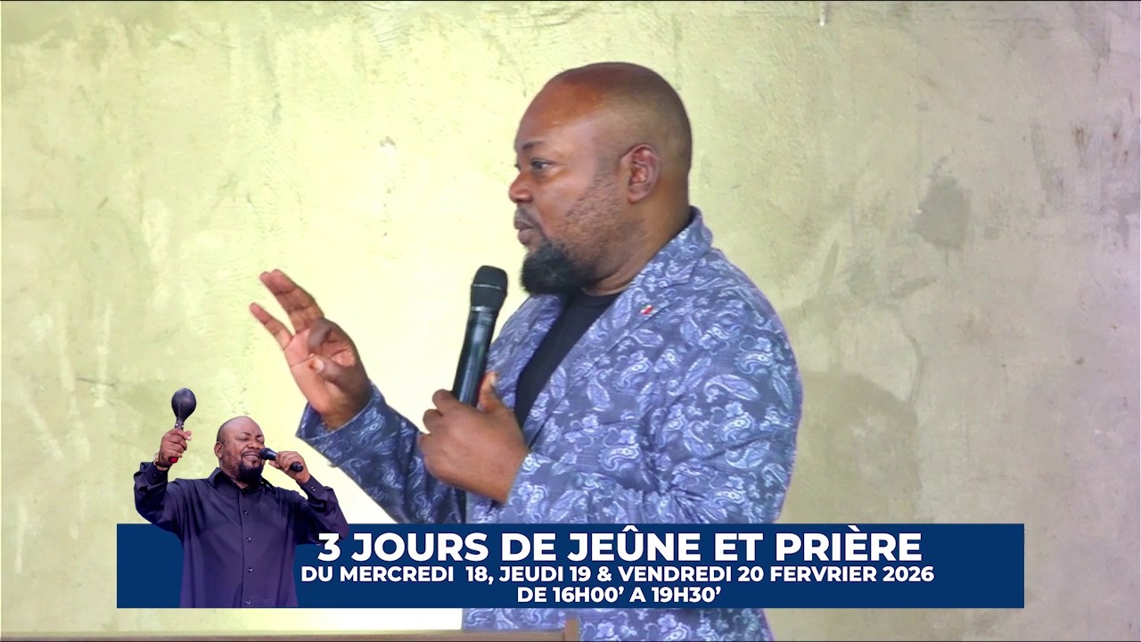 CULTE DOMINICAL DU 22 FEVRIER 2026 Avec L'Evangeliste john mopondi moponami