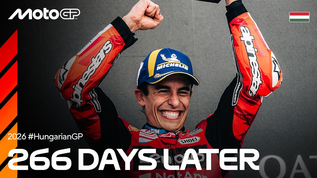 First win in 266 days: Marc Marquez conquers Balaton 💪 | 2026 Hungarian GP