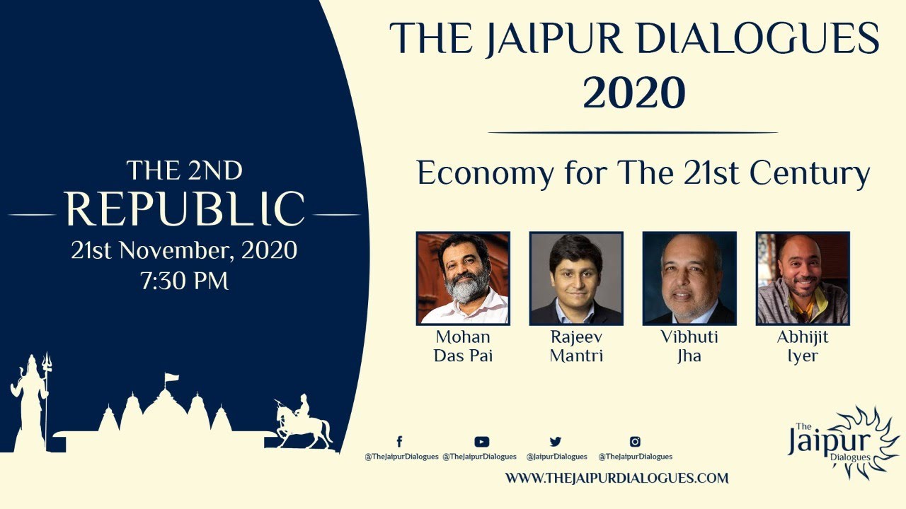 #JD2020 - Day 5 | Economy For the 21st Century | MohanD Pai, Rajeev Mantri, Vibhuti Jha, Abhijit