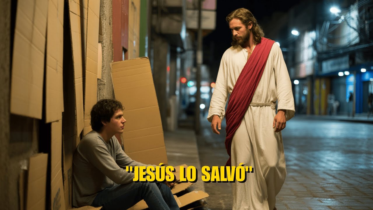 UN JOVEN PERDIÓ TODO Y DURMIÓ EN LA CALLE... HASTA QUE JESÚS LO ENCONTRÓ