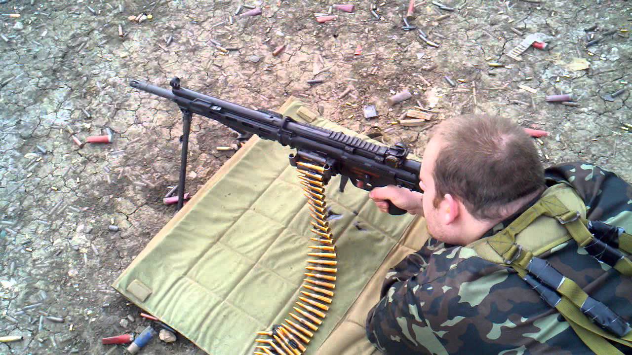 HK21 Full Auto Belt Fed Machine Gun