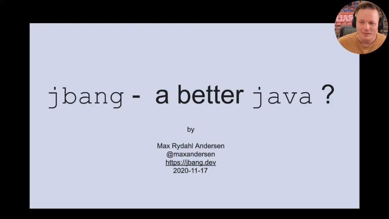 jbang, a better Java?