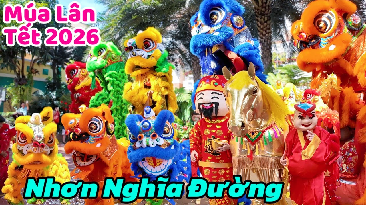 Nhơn Nghĩa Đường Full Show mùng 2 tết  2026 Cty Việt Hương Lò Siêu Tp HCM/Múa Lân Tết 2026