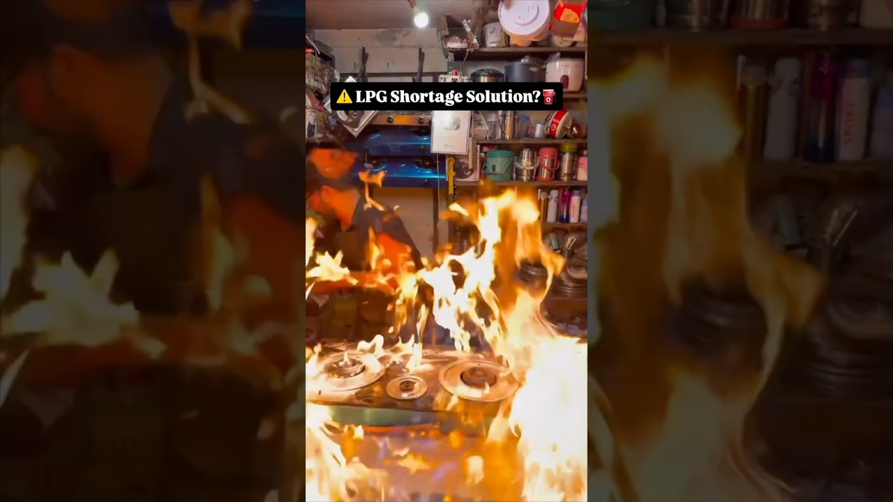 LPG Shortage Solution in India! #lpgshortage #iranusawar