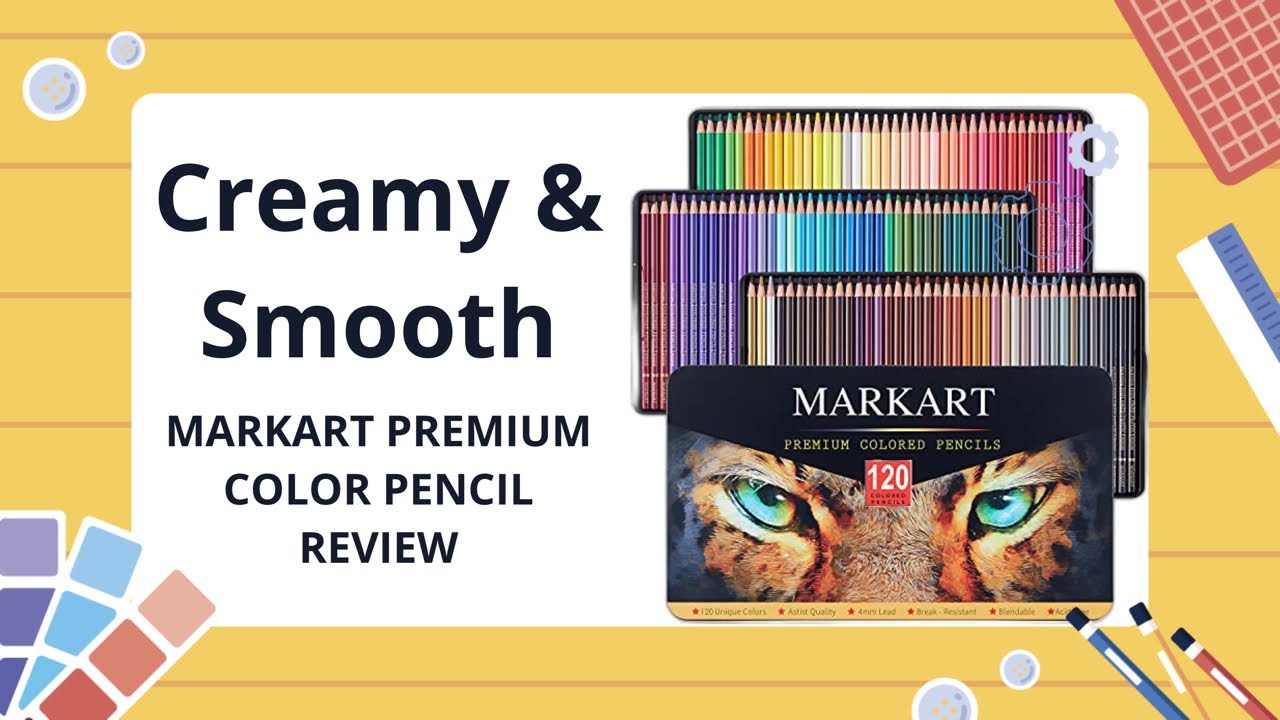Is 22 Cent A Pencil A Good Price? MARKART Premium Color Pencils Unbox • Demo • Review