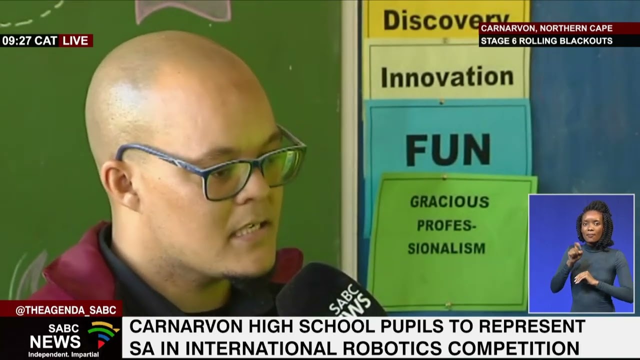 Carnarvon High School pupils showcase creations ahead of Morocco robotics competition
