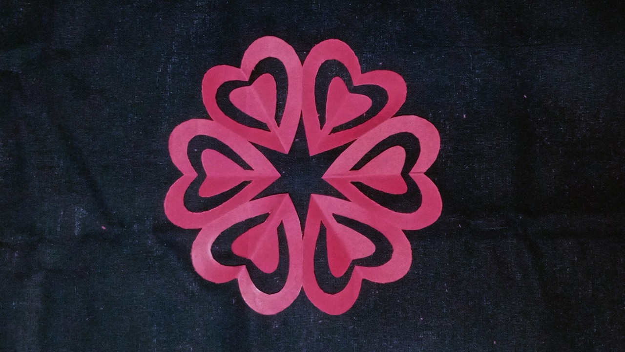 DIY  valentine's Day decorations / paper decoration ideas for valentine day ...
