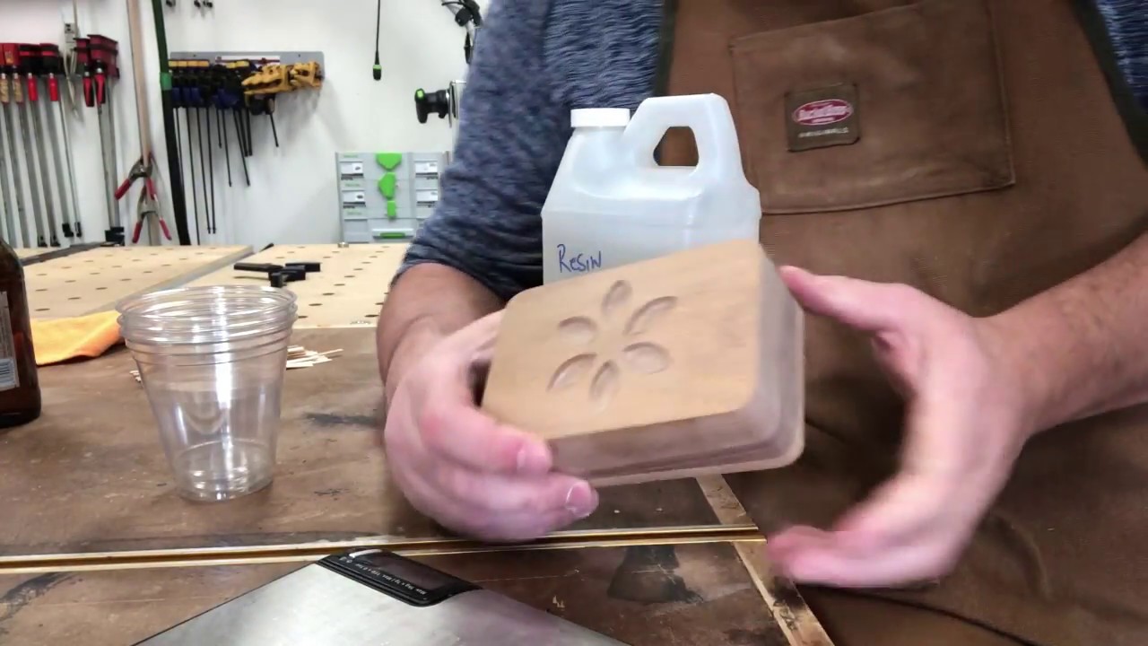 Inlay with Pigments and Epoxy