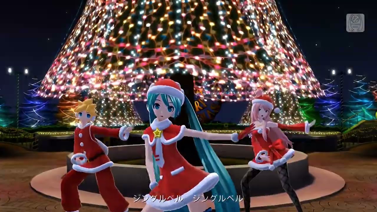 Jingle Bell   Hatsune Miku 4k 1 hour