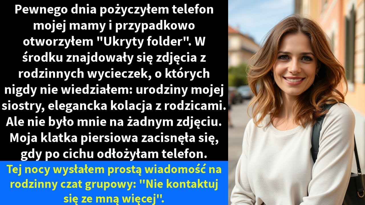 Pewnego dnia pożyczyłem telefon mojej mamy i przypadkowo otworzyłem 