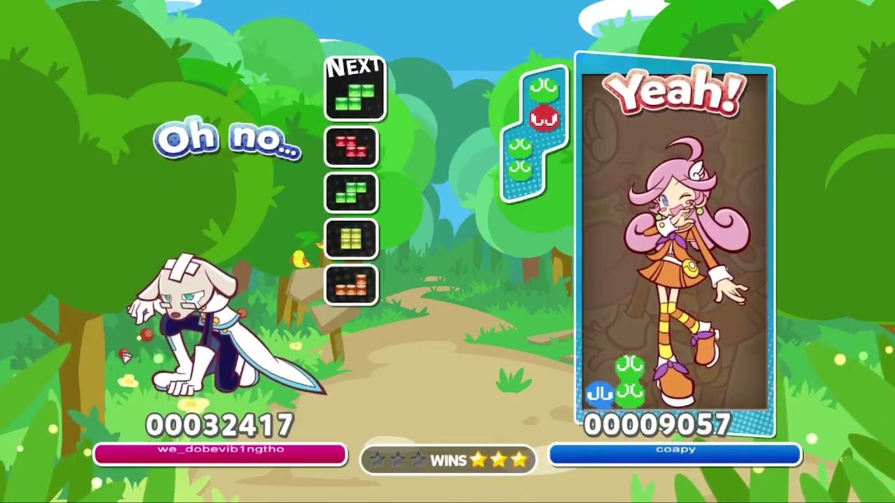 THATS MY PUYO I DONT KNOW YOU [Puyo Puyo Tetris] (TETRIS V PUYO PVP) no.4
