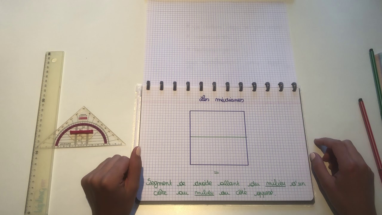 Les médianes et les diagonales