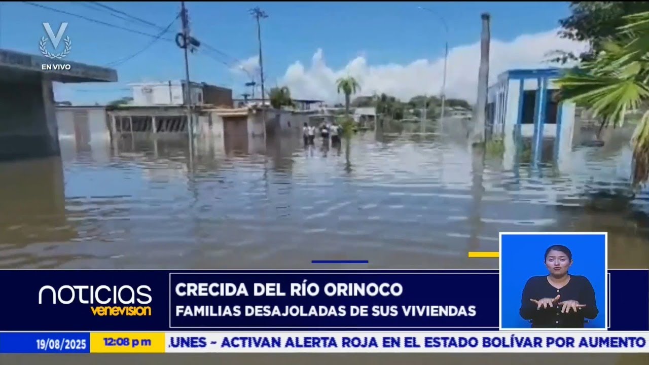 Protección Civil en alerta máxima por el Orinoco: Intensifican monitoreo y atienden zonas de riesgo