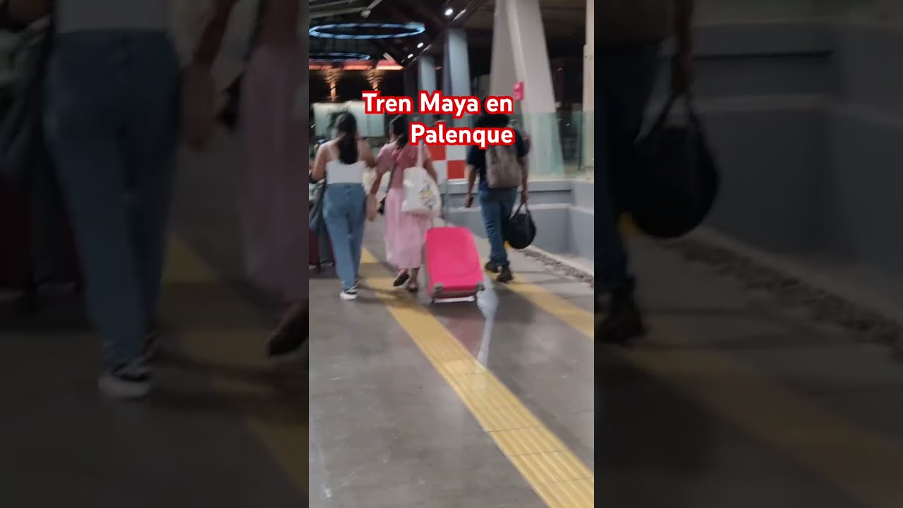 Tren Maya Palenque Chiapas, muy grande la estaci&oacute;n