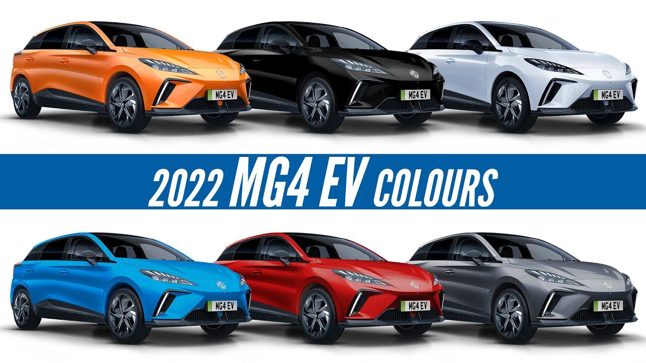 2022 MG4 EV Trophy Long Range - All Color Options - Images | AUTOBICS