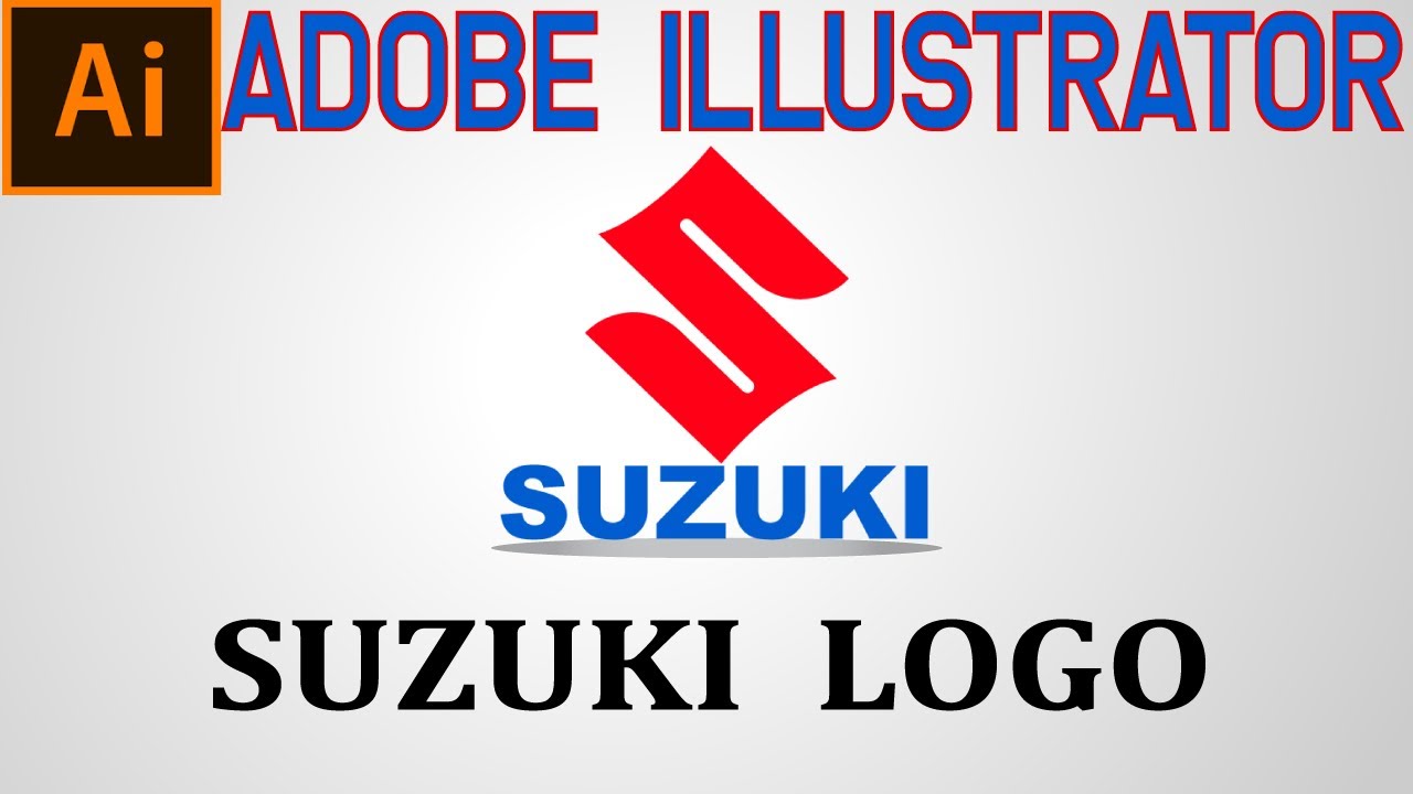 Suzuki logo | adobe illustrator | easy for beginners