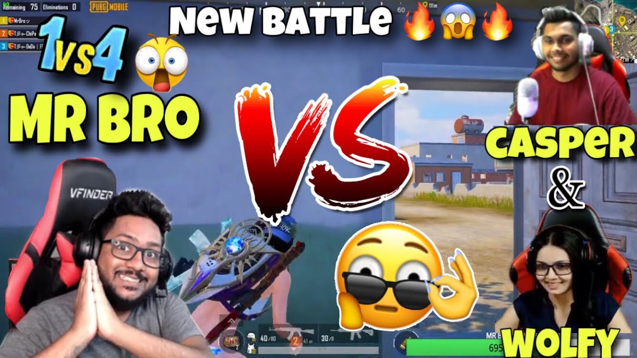 MR BRO Vs CASPER GAMING AND WOLFY GIRL || PUBG MOBILE SRI LANKA || Bomta gaming