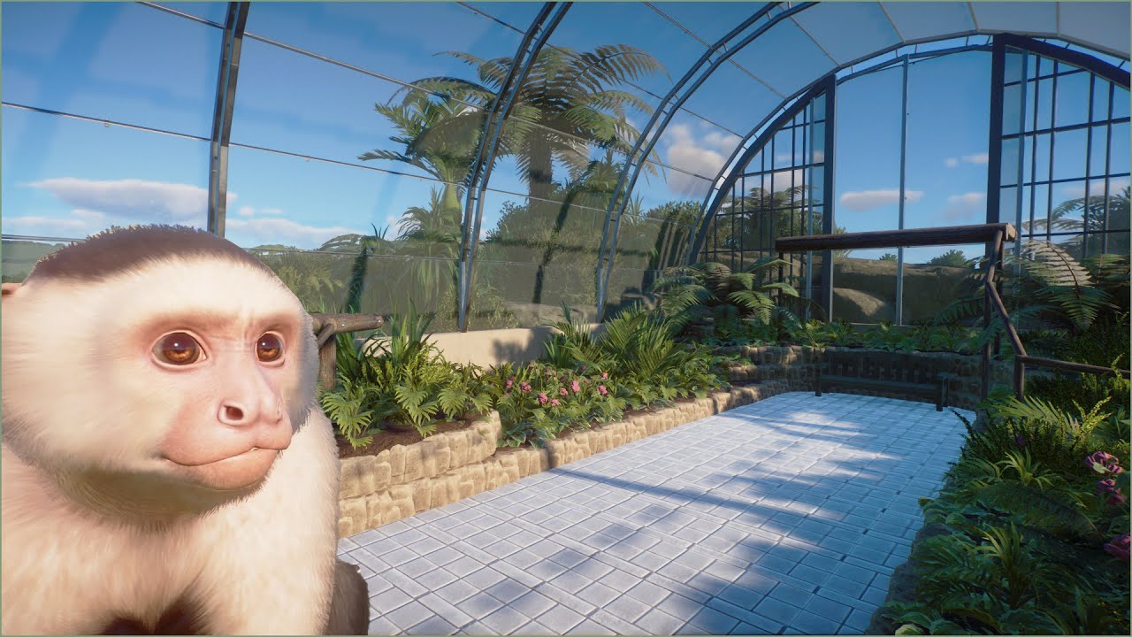 🐒 Monkey and lemurs greenhouse habitat | Quaco Zoo | Planet Zoo | speedbuild 🌻