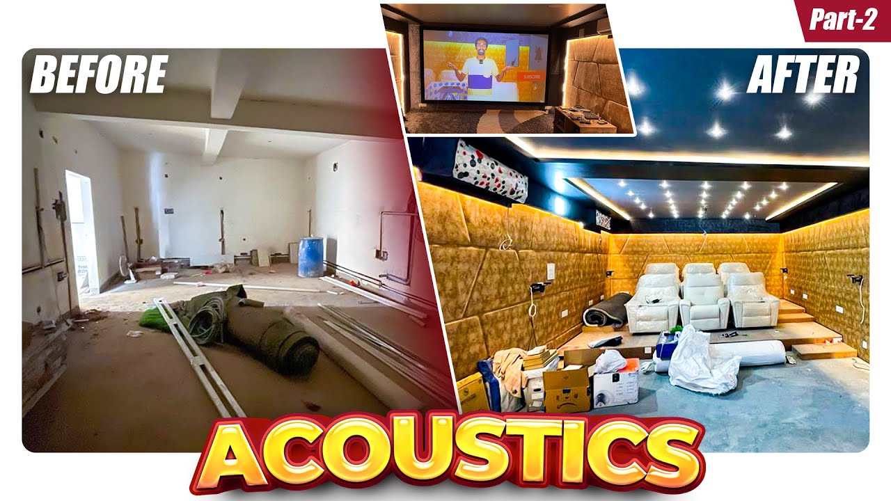 How to do acoustic treatment for home theater | part-2