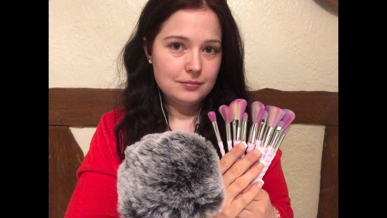 🦄 ASMR ~ New Unicorn Brushes ~ Face & Mic Brushing ~ Softly Speaking 🦄