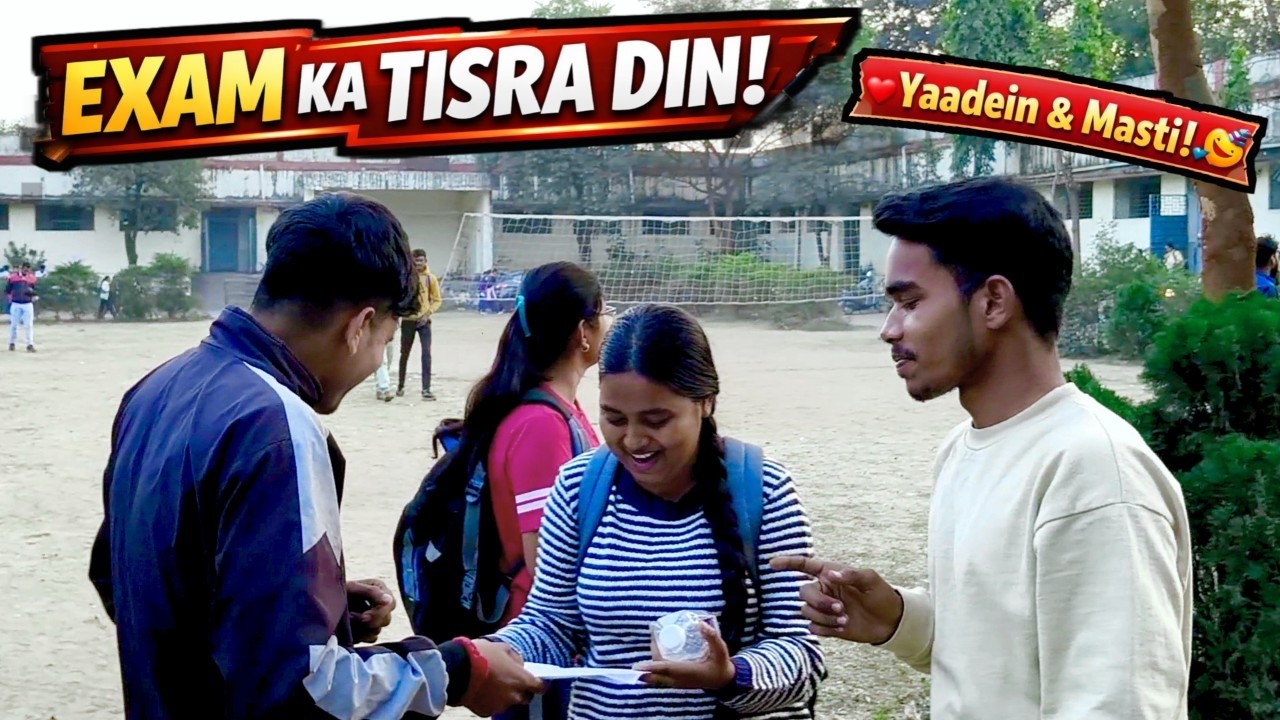 Tisra Paper Experience | Tough Ya Easy? 🤔 | Exam Vlog