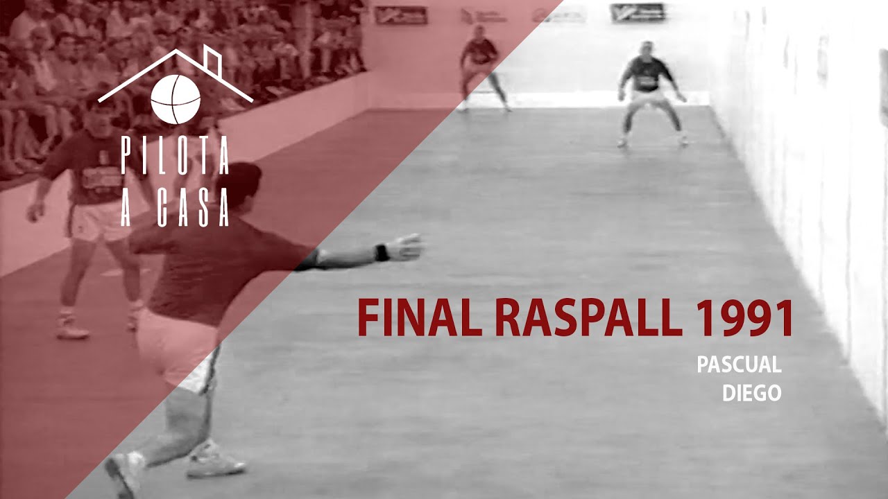 FINAL INDIVIDUAL Raspall 1991: PASCUAL vs DIEGO  (Gandia)
