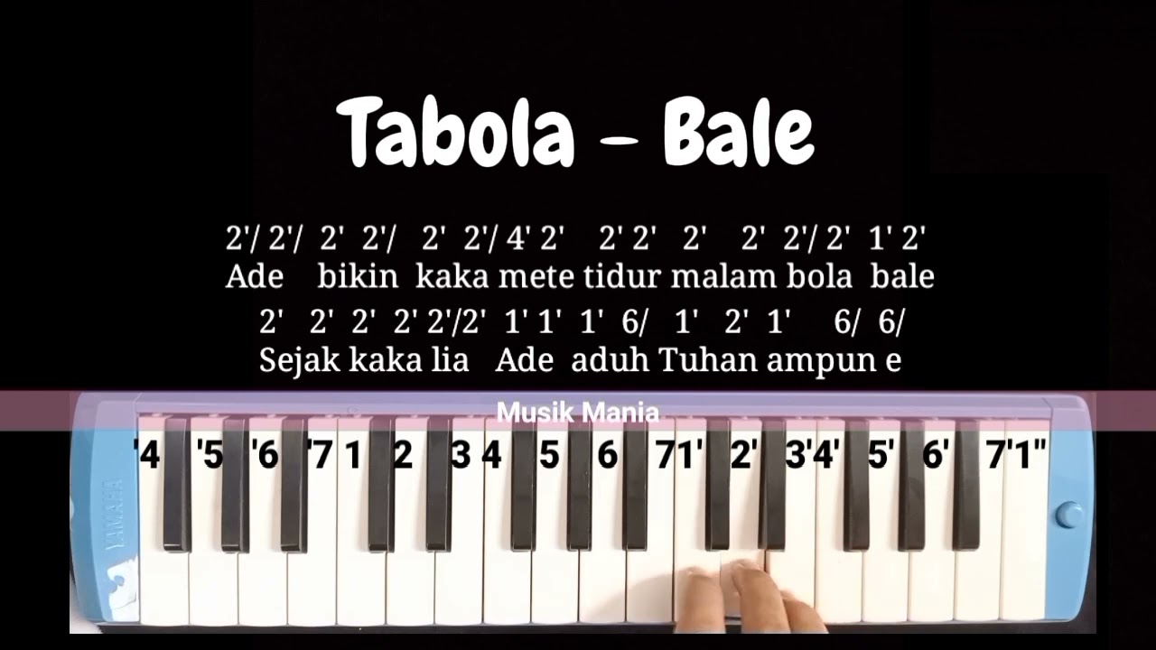 Tabola - Bale not pianika/ melodica piano 