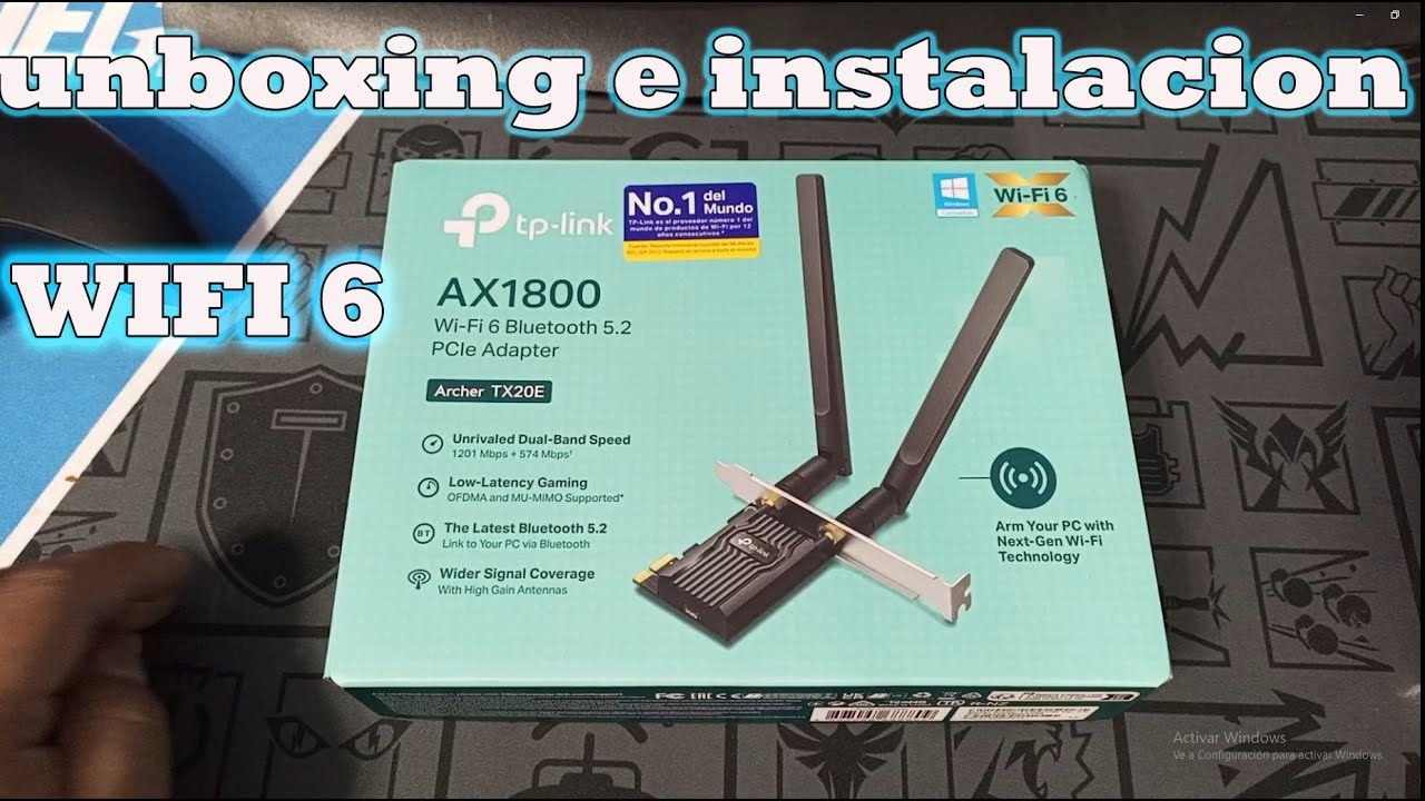 Adaptador WIFI 6 y Bluetooth-  Tp-link AX1800 - Archer TX20E