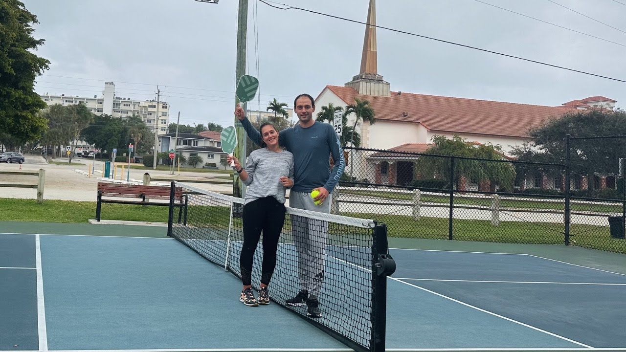 Jucam pickleball in Florida pentru prima data