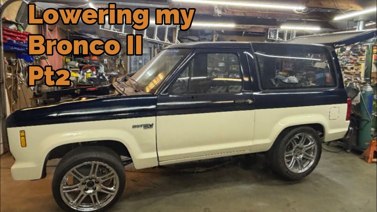 Finishing the suspension on a 2wd Bronco2