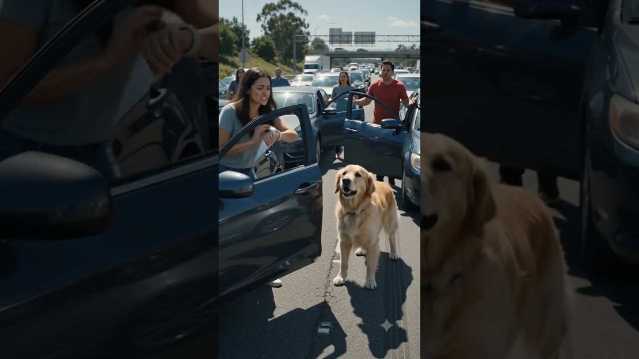 The Dog Stopped Traffic... Then Everyone Saw Why 🐶🚗💔