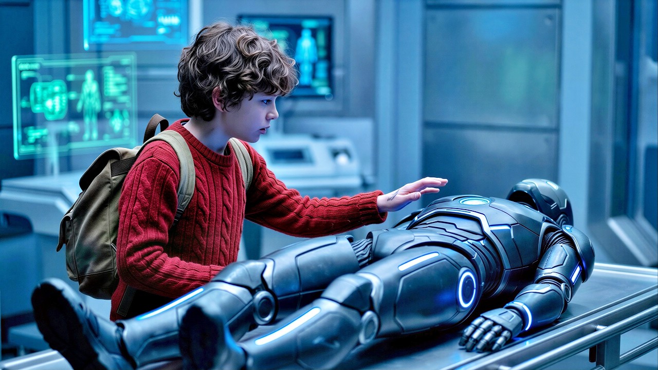 Un joven ENCONTRÓ un ROBOT de COMBATE con SUPERPODERES y necesita PROTEGERLO para no ser DESTRUIDO