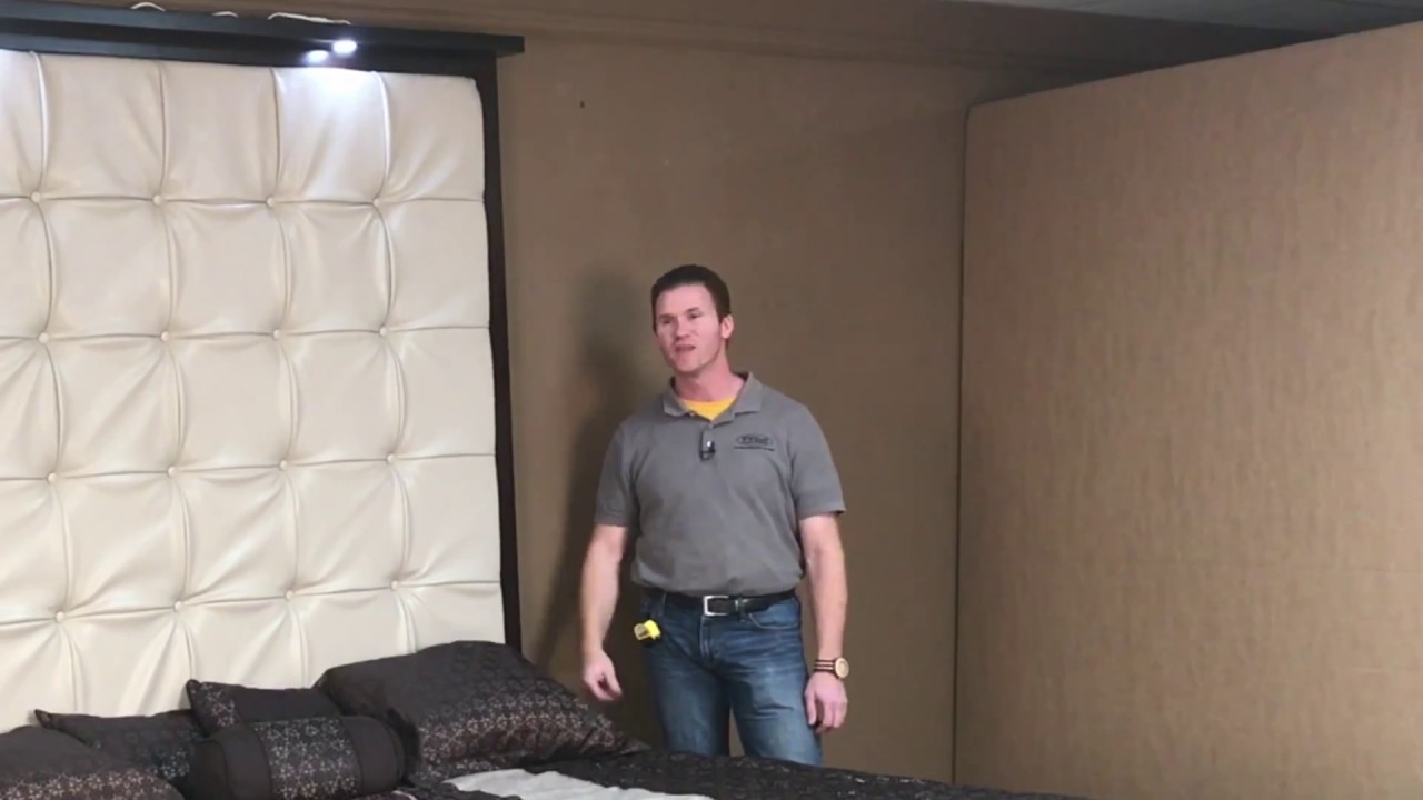 Large Panel Headboard Platform Bed